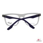 TR202304 glasses in trans blue — back view