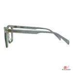 TR202304 glasses in trans green — side view
