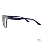 TR202305 glasses in trans blue — side view
