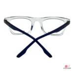 tr202306 glasses in trans blue — back view