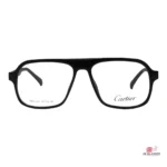 tr202307 glasses in shine black — front view