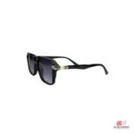 uj36009 sunglasses in shine black — angle view