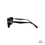 uj36009 sunglasses in shine black — side view