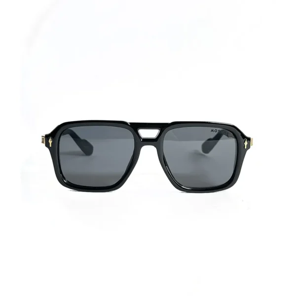 w6065 sunglasses in black golden — front view