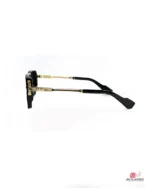 w6065 sunglasses in black golden — side view