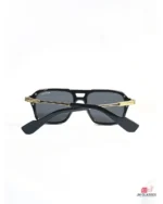 w6065 sunglasses in black golden — folded view