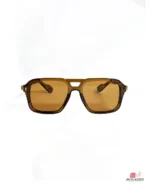 w6065 sunglasses in brown golden — front view