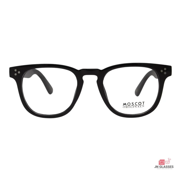 1915 glasses in black — front view
