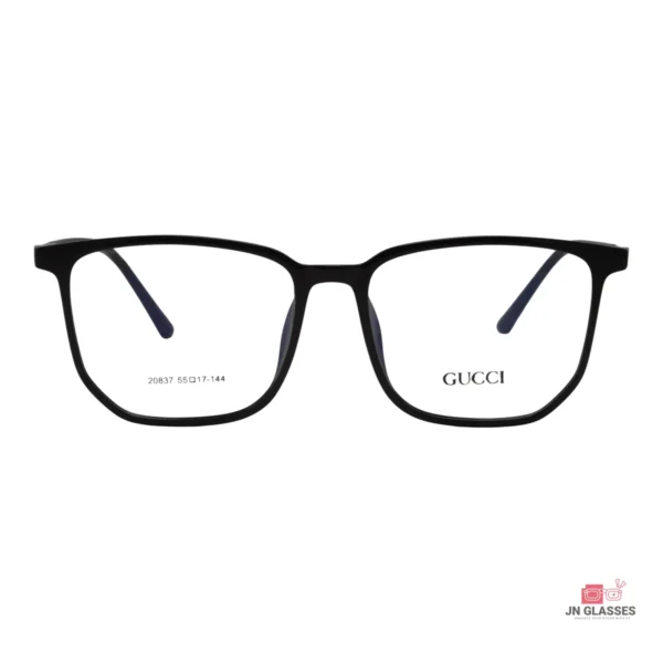 20837 glasses in black — front view