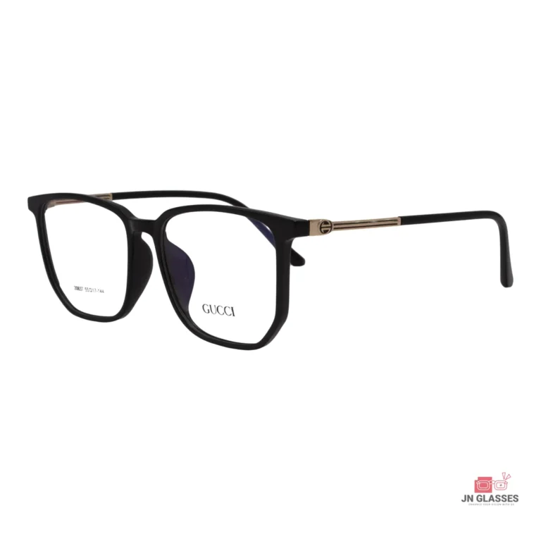 20837 glasses in black — angle view