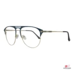 2302 glasses in golden blue — angle view
