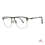 2306 glasses in golden brown — angle view