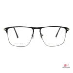2306 glasses in silver black — front view