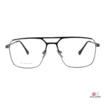 2307 glasses in silver black — front view