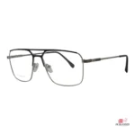 2307 glasses in silver black — angle view