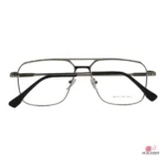 2307 glasses in silver black — back view
