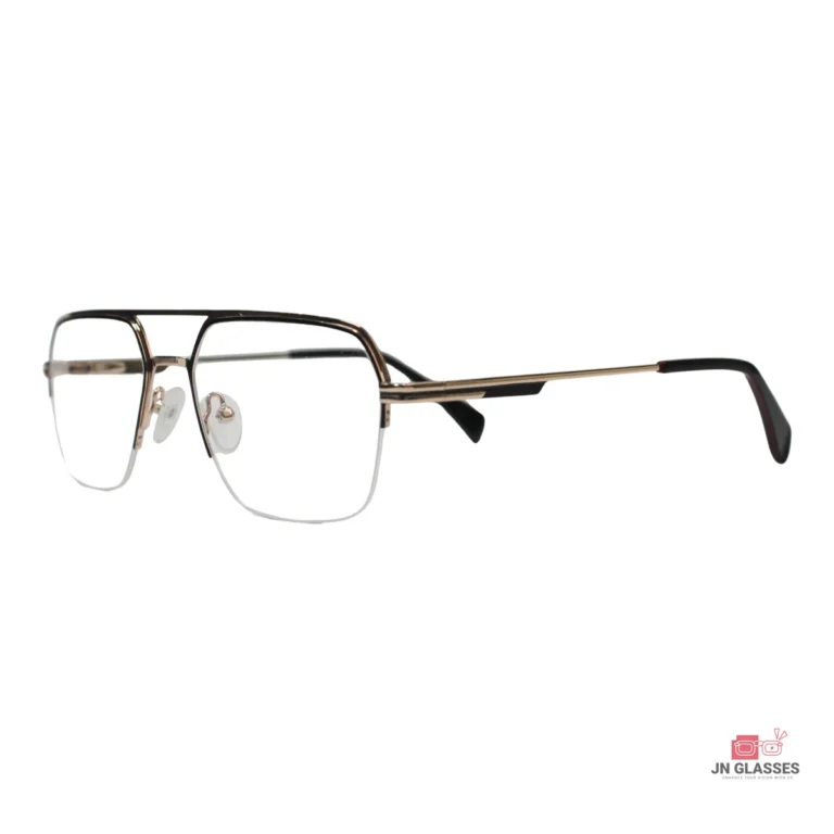 6101 glasses in golden black — angle view