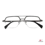 6101 glasses in silver black — back view