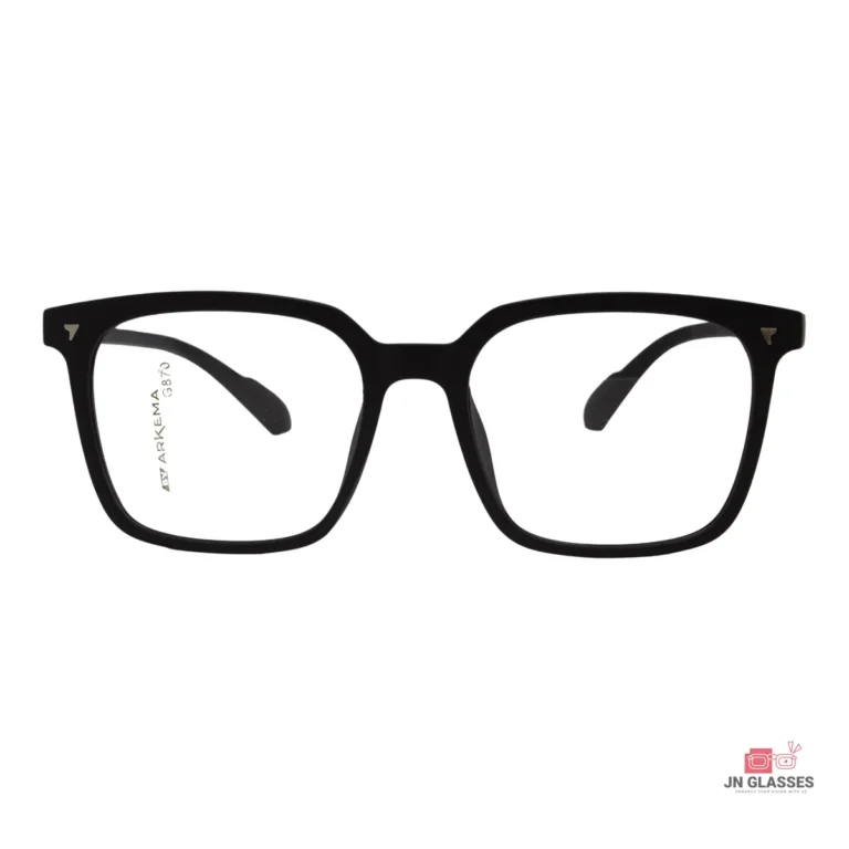 6809 glasses in black — front view