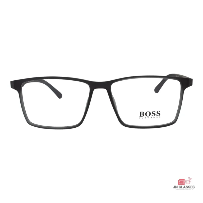 9805 glasses in matt black — front view