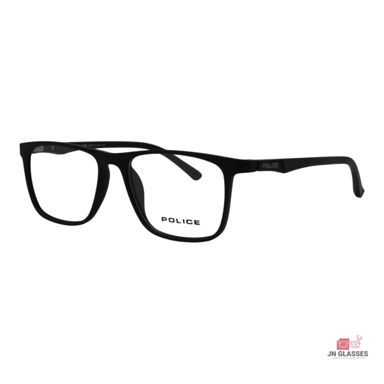 9807 glasses in matt black — angle view