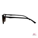 9807 glasses in matt brown — side view