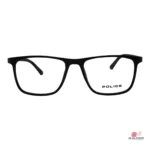 9807 glasses in shine black — front view