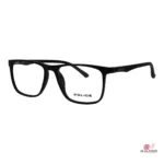 9807 glasses in shine black — angle view