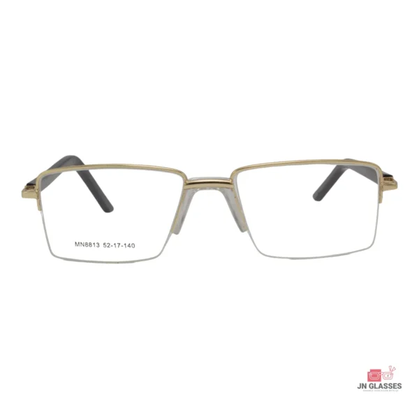 mn8813 glasses in golden black — front view