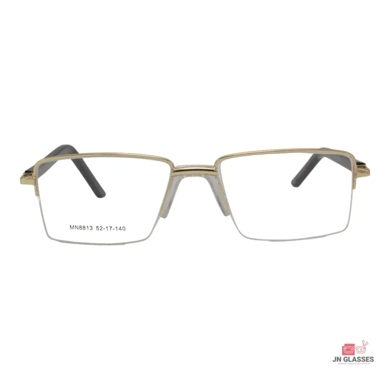 mn8813 glasses in golden black — front view