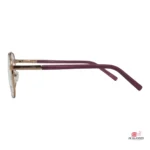 obm201a glasses in golden red — side view