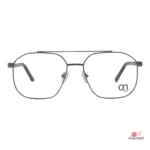 obm201a glasses in gun metal brown — front view