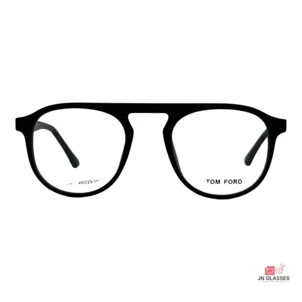 tr202308 glasses in matt black — front view