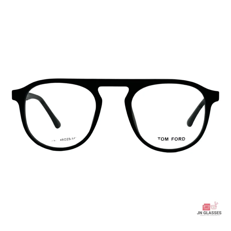 tr202308 glasses in matt black — front view