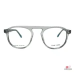 tr202308 glasses in transparent green — front view