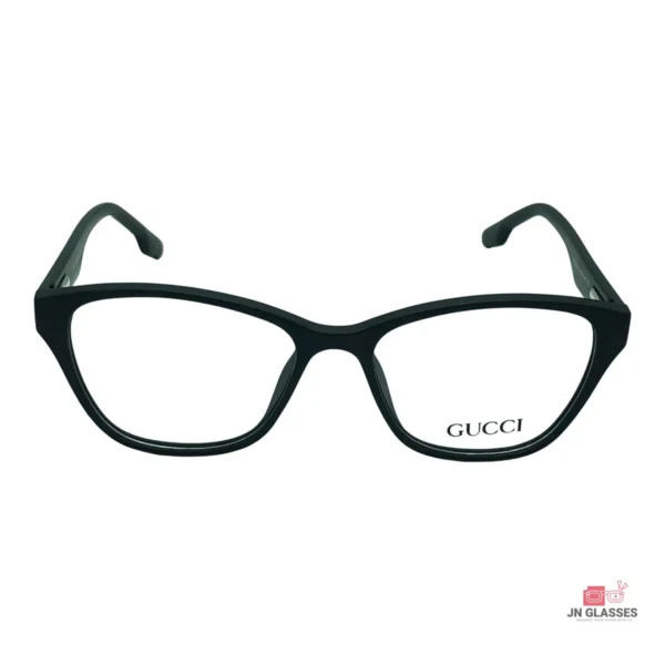 tr202309 glasses in matt black — front view