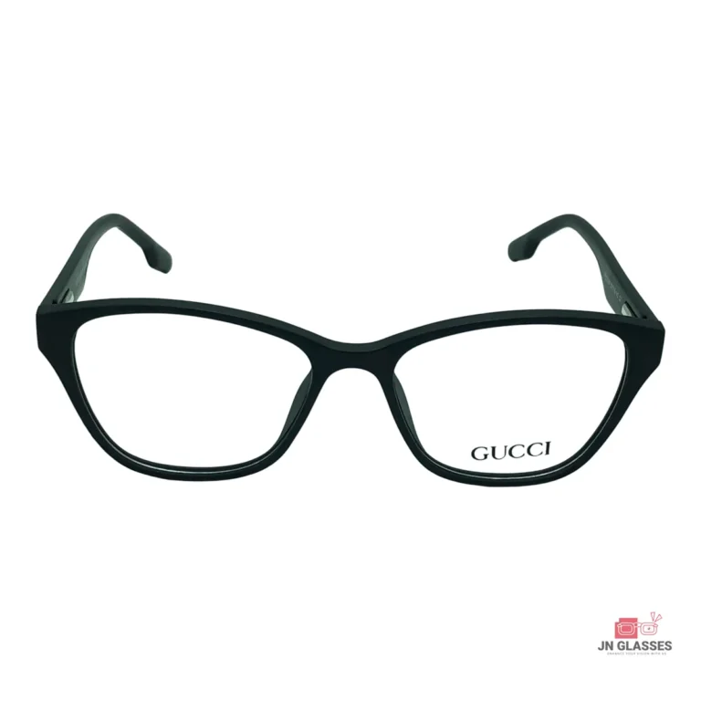 tr202309 glasses in matt black — front view
