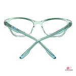 tr202309 glasses in transparent green — back view
