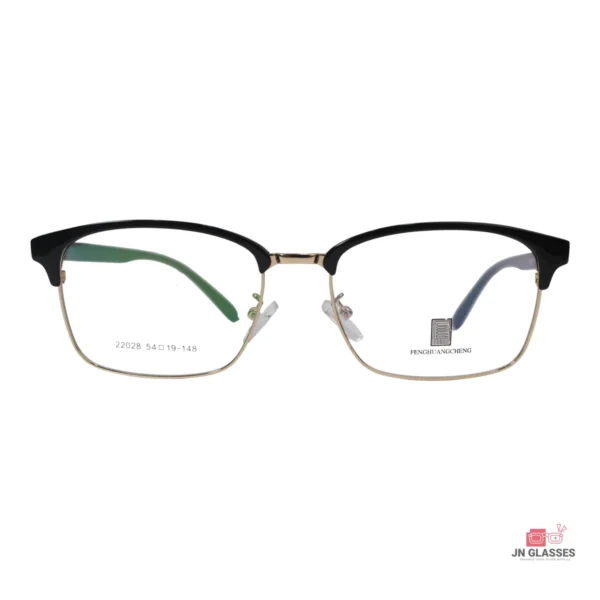 22028 glasses in golden black — front
