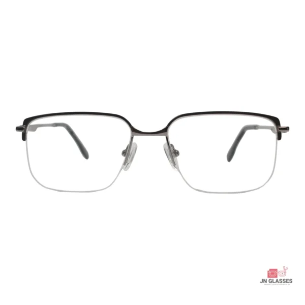 2218 glasses in silver black — front