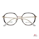 jn50163 glasses in golden black — back view