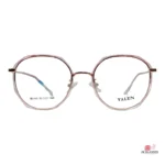 jn50163 glasses in transparent pink — front view