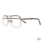 8009 glasses in golden brown — angle