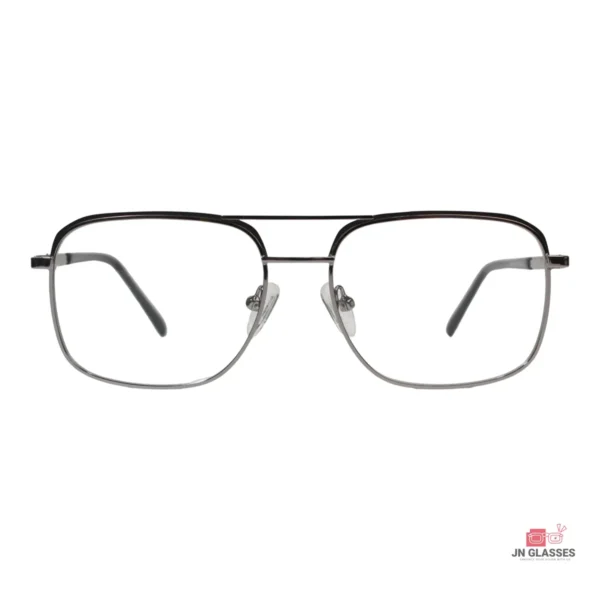 8009 glasses in gun metal black — front