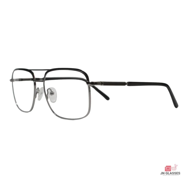 8009 glasses in gun metal black — angle