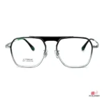 8371 glasses in silver black — front view