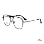 8371 glasses in silver black — angle view