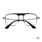 8371 glasses in silver black — back view