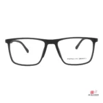 9809 glasses in matt black — front view