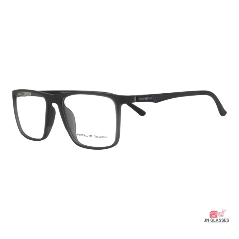 9809 glasses in matt black — angle view